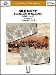 Sicilienne Orchestra sheet music cover Thumbnail